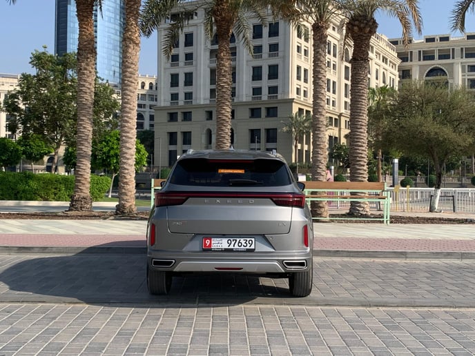 Exeed LX (Grey), 2026 for rent in Sharjah