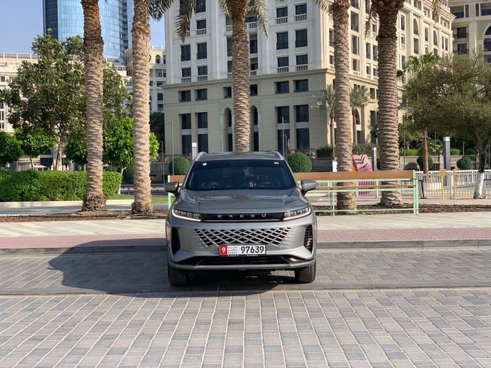 Exeed LX (Grey), 2026 for rent in Sharjah