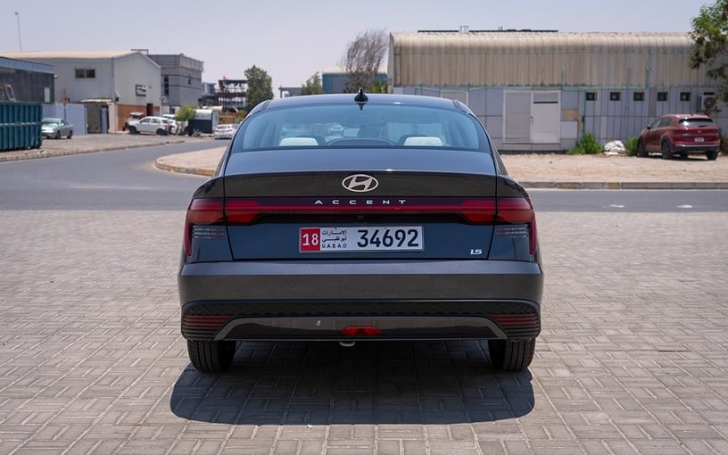Hyundai Accent (Grey), 2024 for rent in Dubai
