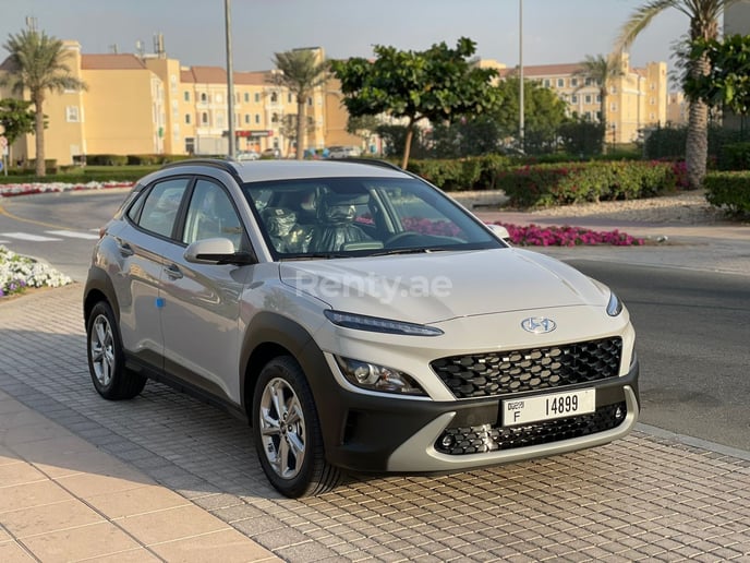 Hyundai Kona 2022 (Grey), 2022 for rent in Dubai