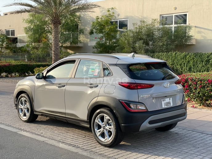 Hyundai Kona 2022 (Grey), 2022 for rent in Dubai