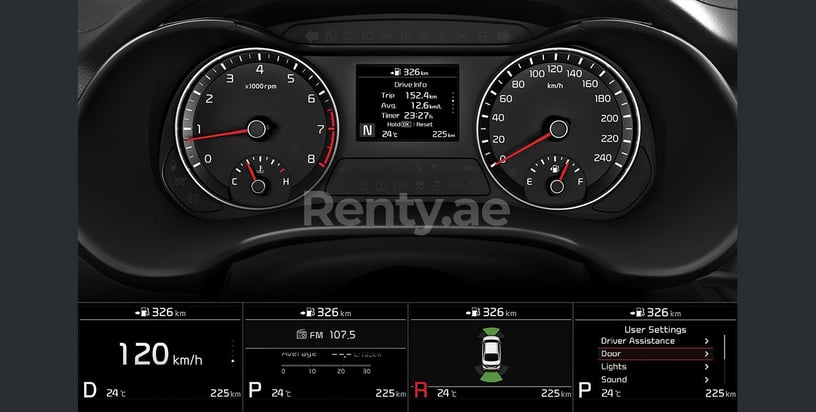 KIA Cerato (Серый), 2020 для аренды в Дубай