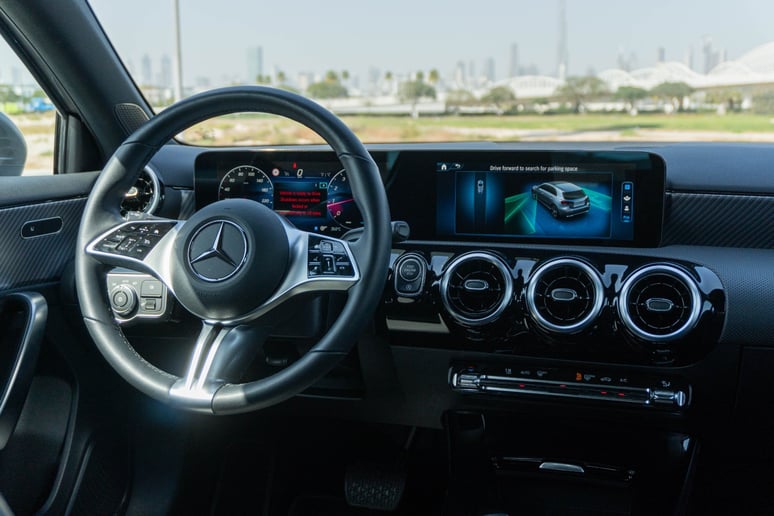 Mercedes A180 (Grau), 2023  zur Miete in Sharjah