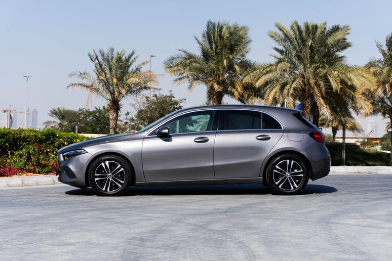 Mercedes A180 (Grey), 2023 for rent in Sharjah