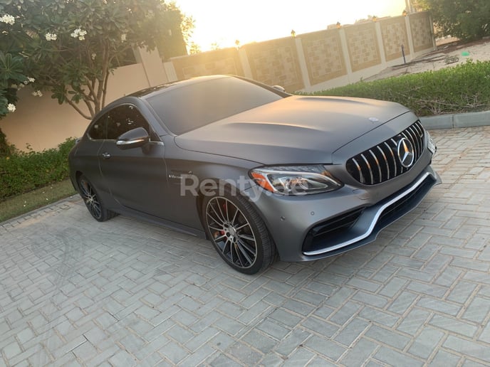 Mercedes C300 (Grey), 2019 for rent in Dubai