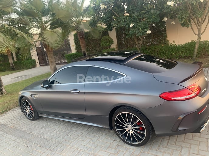 Mercedes C300 (Grey), 2019 for rent in Dubai