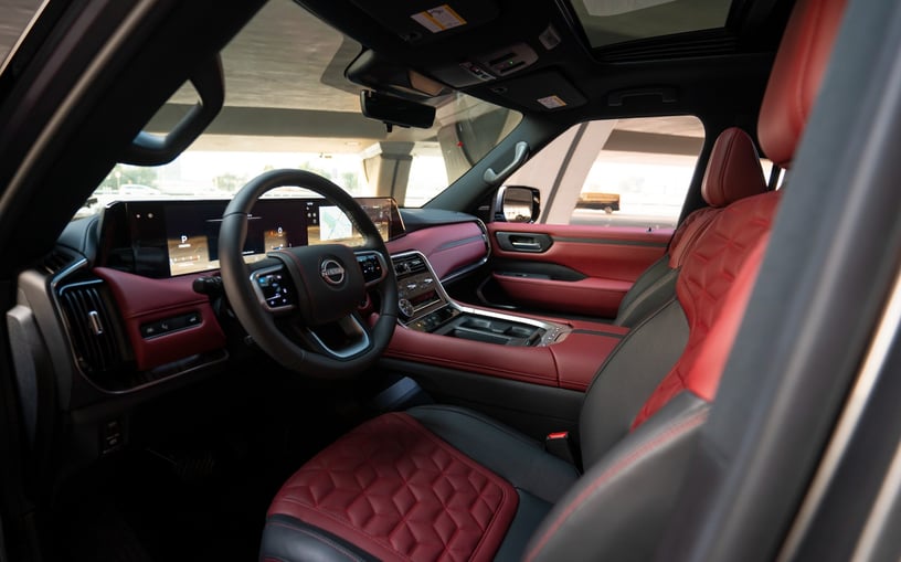 Nissan Patrol Platinum V6 (Grigio), 2025 in affitto a Abu Dhabi
