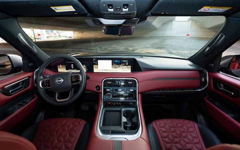 Nissan Patrol Platinum V6 (Grigio), 2025 in affitto a Abu Dhabi