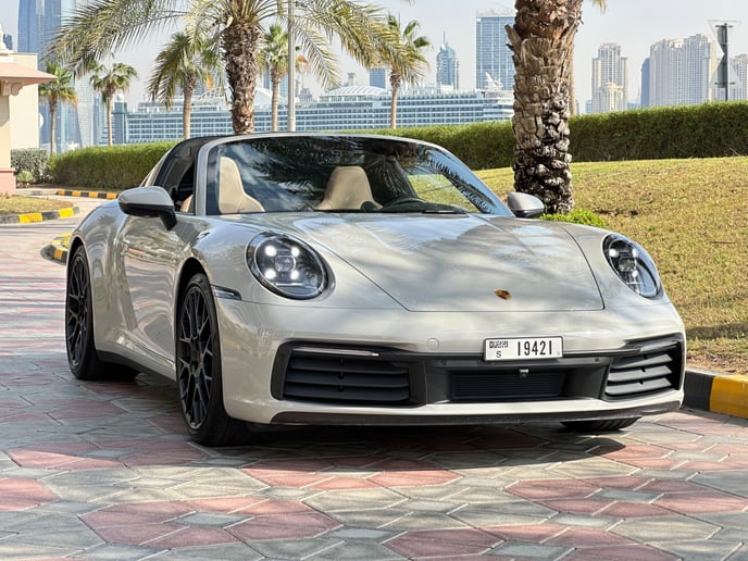 Porsche 911 Targa (Grey), 2024 for rent in Dubai