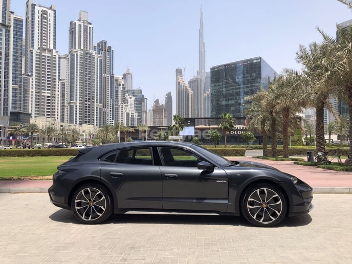 Porsche Taycan (Grey), 2022 for rent in Dubai
