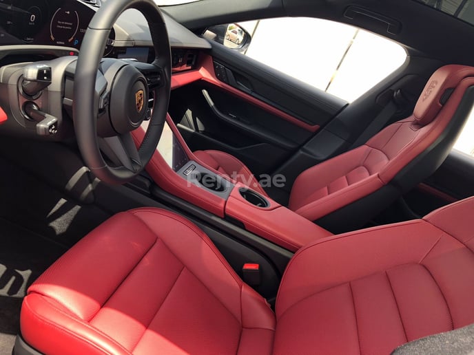 Porsche Taycan (Grey), 2022 for rent in Dubai