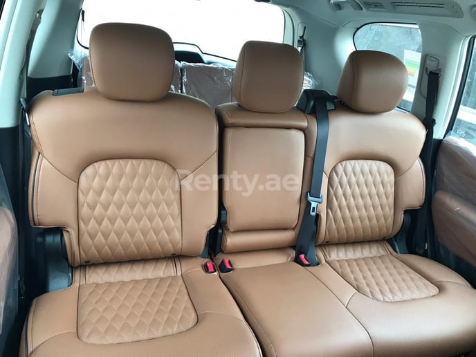 Infiniti QX80 (White), 2019 for rent in Dubai
