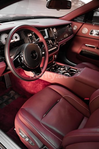 Rolls Royce Wraith Black Badge (Maroon), 2019 for rent in Ras Al Khaimah
