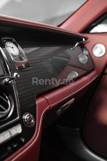 Rolls Royce Wraith Black Badge (Maroon), 2019 for rent in Ras Al Khaimah