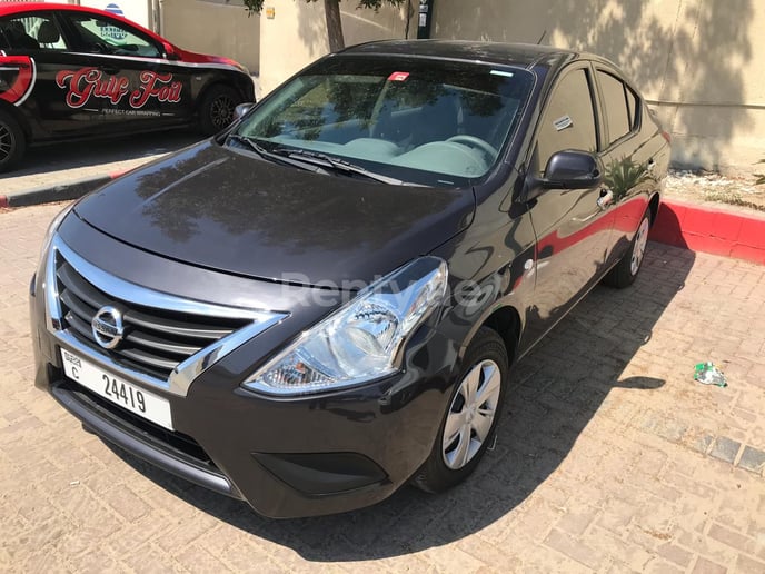 Nissan Sunny (Dark Grey), 2013 for rent in Dubai
