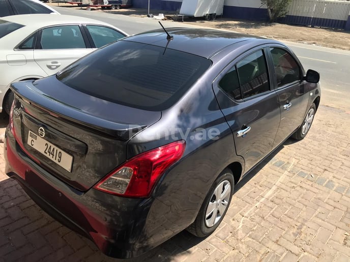 Nissan Sunny (Dark Grey), 2013 for rent in Dubai