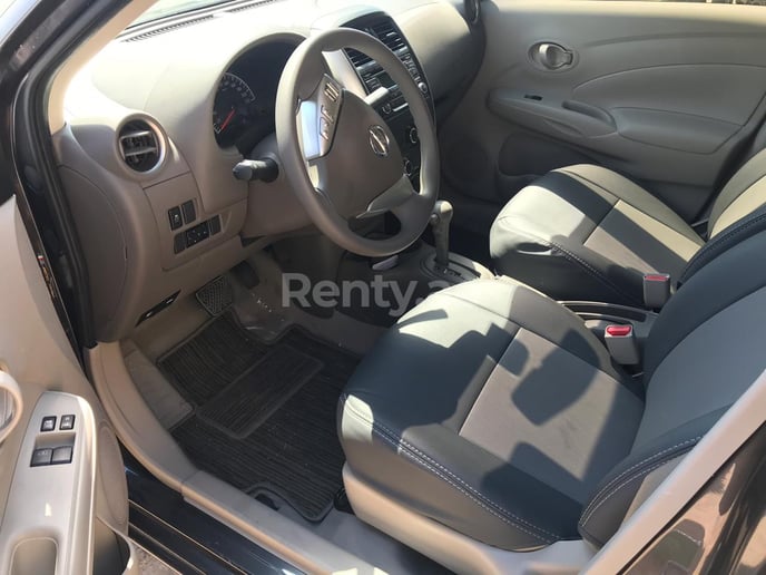 Nissan Sunny (Dark Grey), 2013 for rent in Dubai
