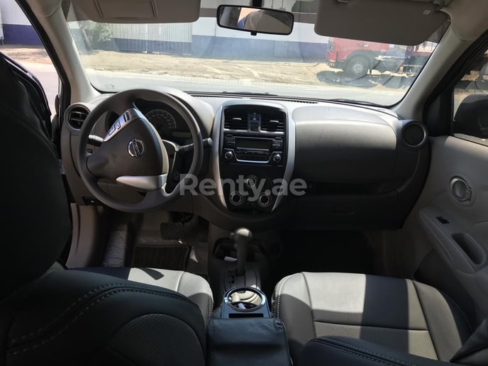 Nissan Sunny (Dark Grey), 2013 for rent in Dubai