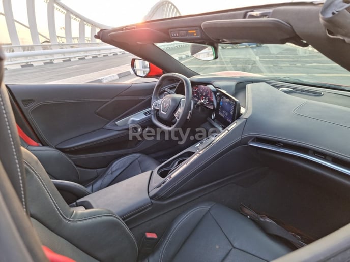 Chevrolet Corvette Spyder (Arancia), 2020 in affitto a Dubai