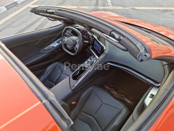 Chevrolet Corvette Spyder (Arancia), 2020 in affitto a Dubai