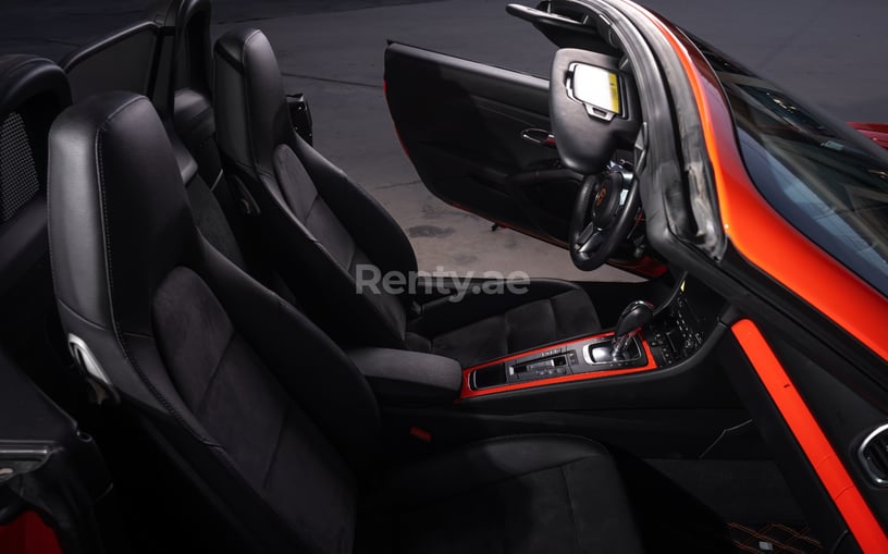 Porsche Boxster 718 (Orange), 2020 for rent in Ras Al Khaimah 6