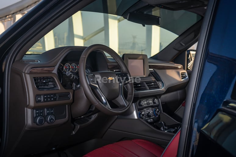 Chevrolet Tahoe (Purple), 2021 for rent in Abu Dhabi