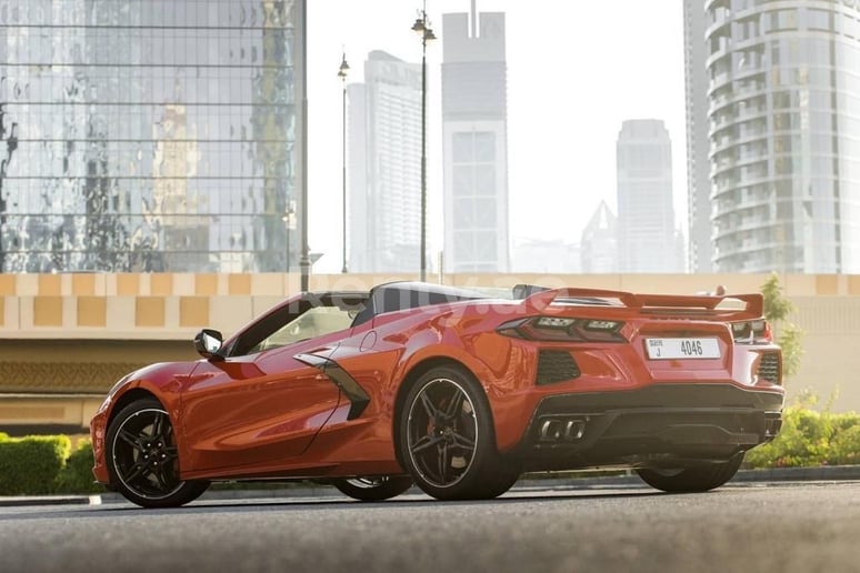 Chevrolet Corvette (Rouge), 2022 &agrave; louer &agrave; Duba&iuml;