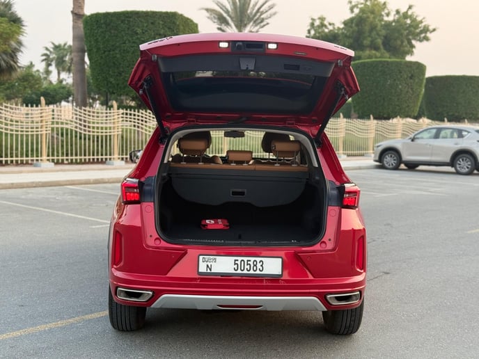 Exeed LX (Red), 2024 for rent in Dubai