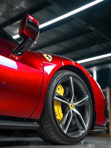 Ferrari 296 GTB COUPE (Red), 2024 for rent in Sharjah