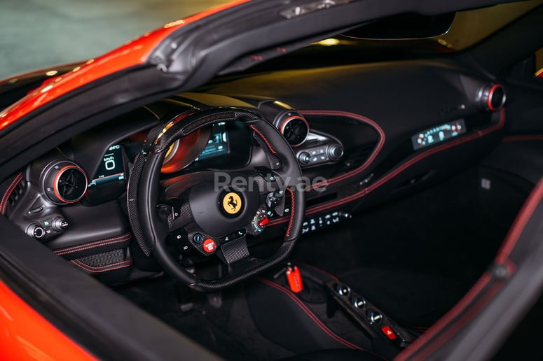 Ferrari F8 Tributo Spyder (Red), 2022 for rent in Dubai