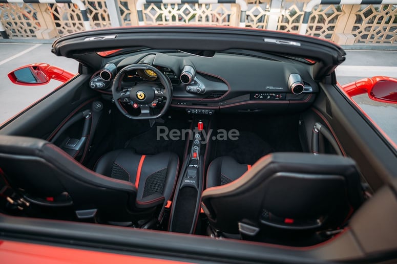 Ferrari F8 Tributo Spyder (Red), 2022 for rent in Dubai