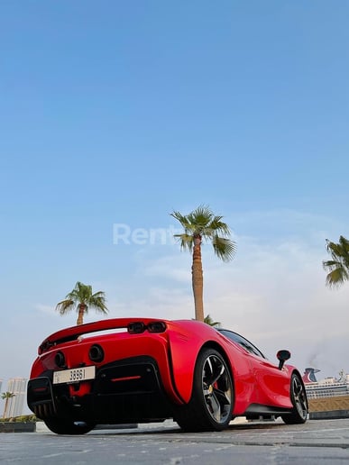 Ferrari SF90 (Red), 2021 for rent in Dubai