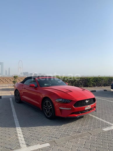 Dubai'de kiralık Ford Mustang Cabrio (Kırmızı), 2020