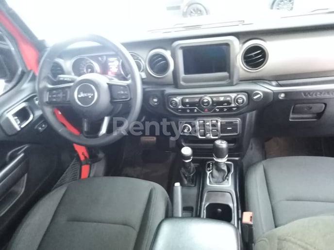 Jeep Wrangler (Rosso), 2018 in affitto a Dubai