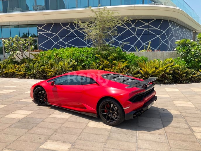 إيجار لامبورغيني هوراكان LP-610 (أحمر), 2018 في دبي