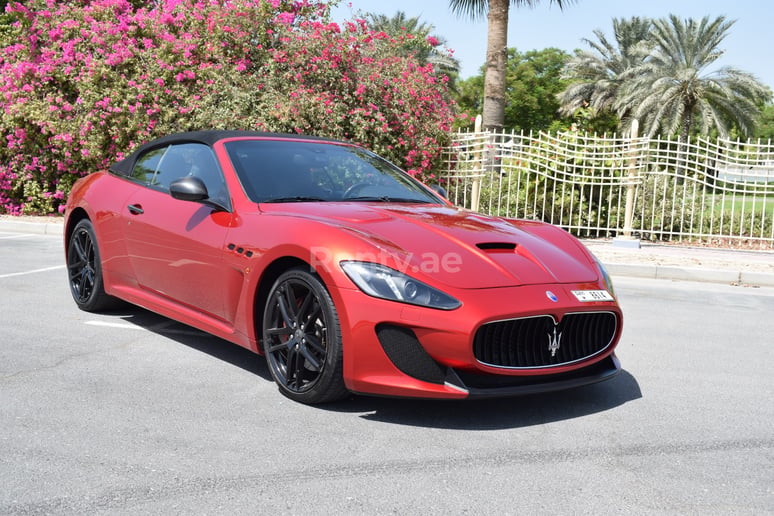 Maserati GranCabrio (Red), 2017 for rent in Dubai