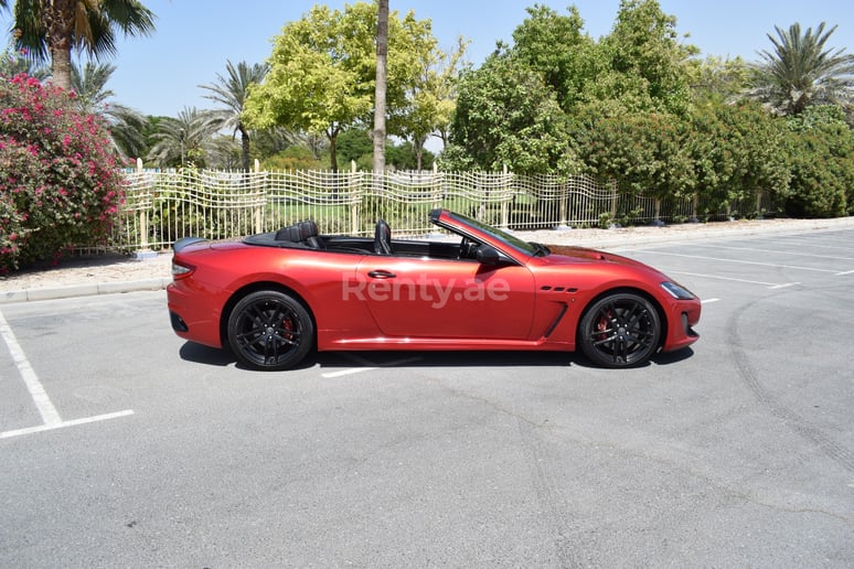 Maserati GranCabrio (Red), 2017 for rent in Dubai
