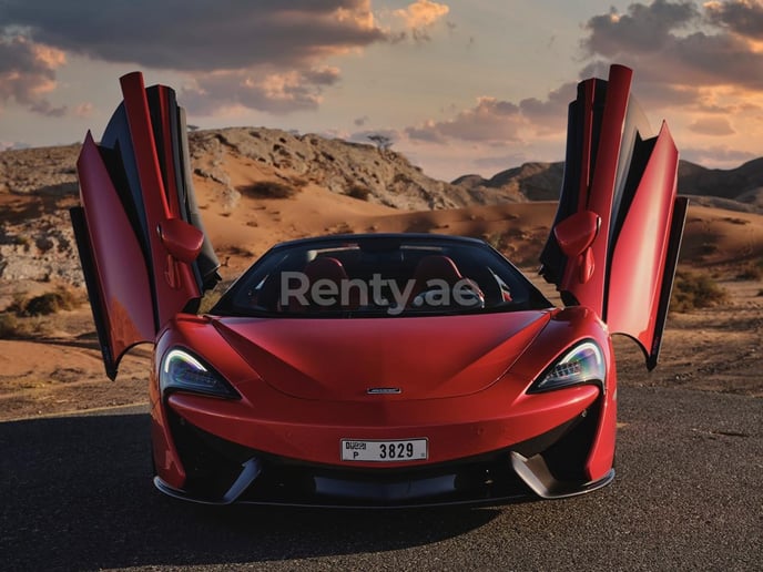 إيجار مكلارين 570S (أحمر), 2019 في دبي
