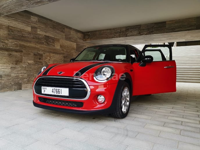 Mini Cooper (Red), 2019 for rent in Sharjah