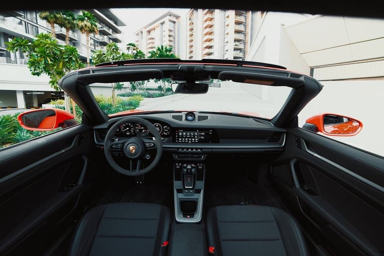 إيجار بورش 911 تارجا 4 (أحمر), 2022 في رأس الخيمة