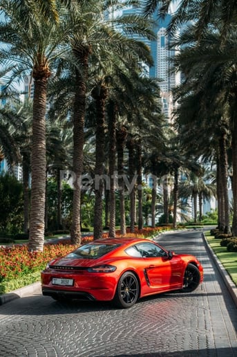 Porsche Cayman GTS (Red), 2021 for rent in Dubai