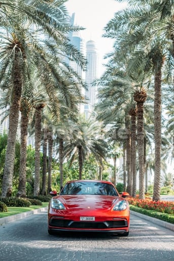 Porsche Cayman GTS (Red), 2021 for rent in Dubai