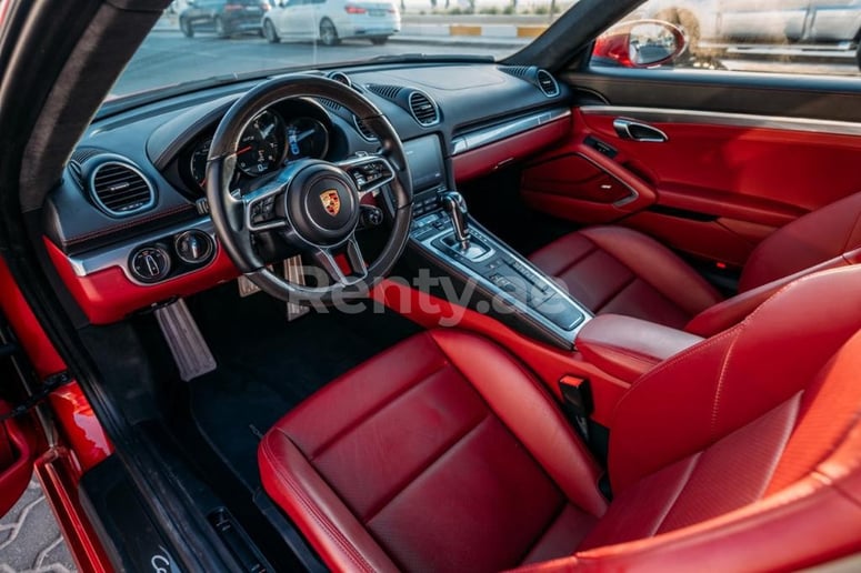 Porsche Cayman GTS (Red), 2021 for rent in Dubai