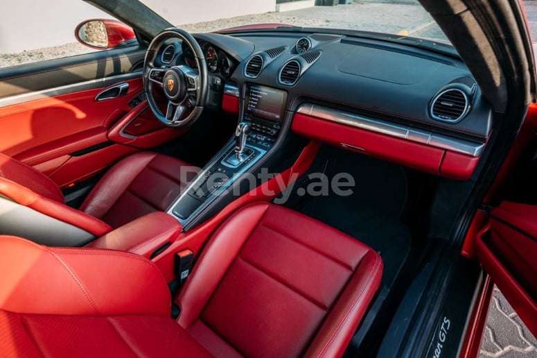 Porsche Cayman GTS (Red), 2021 for rent in Dubai
