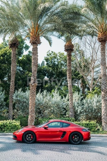 Porsche Cayman GTS (Red), 2021 for rent in Dubai