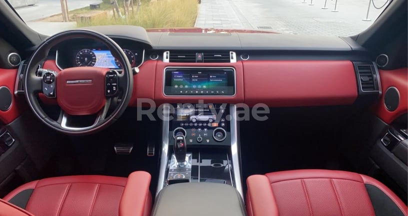 Range Rover Sport Autobiography (Rosso), 2020 in affitto a Dubai