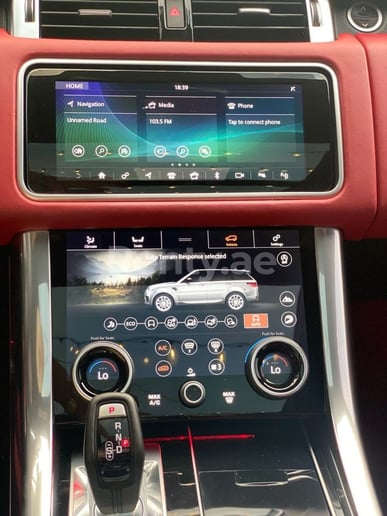 Range Rover Sport Autobiography (Rosso), 2020 in affitto a Dubai