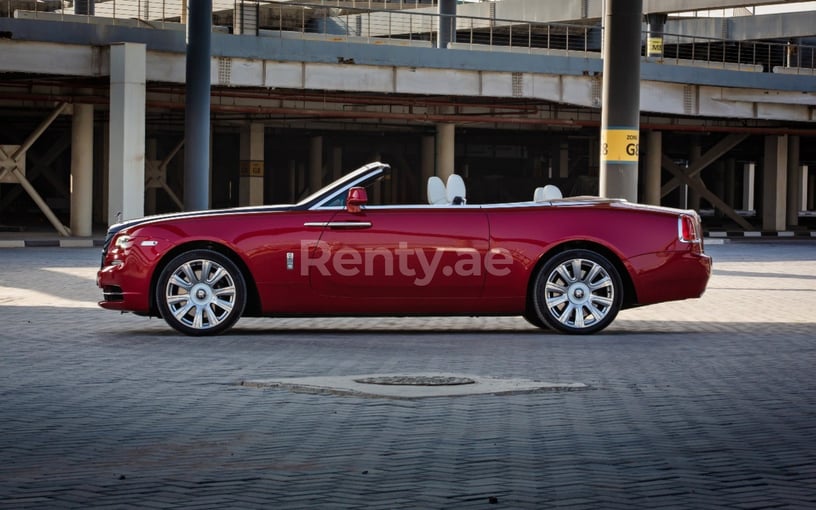 Rolls Royce Dawn (Red), 2018 for rent in Abu Dhabi