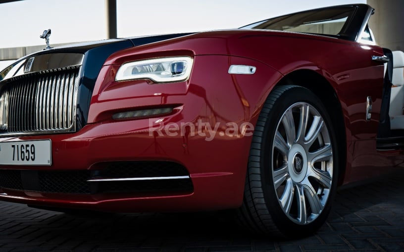 Rolls Royce Dawn (Red), 2018 for rent in Abu Dhabi