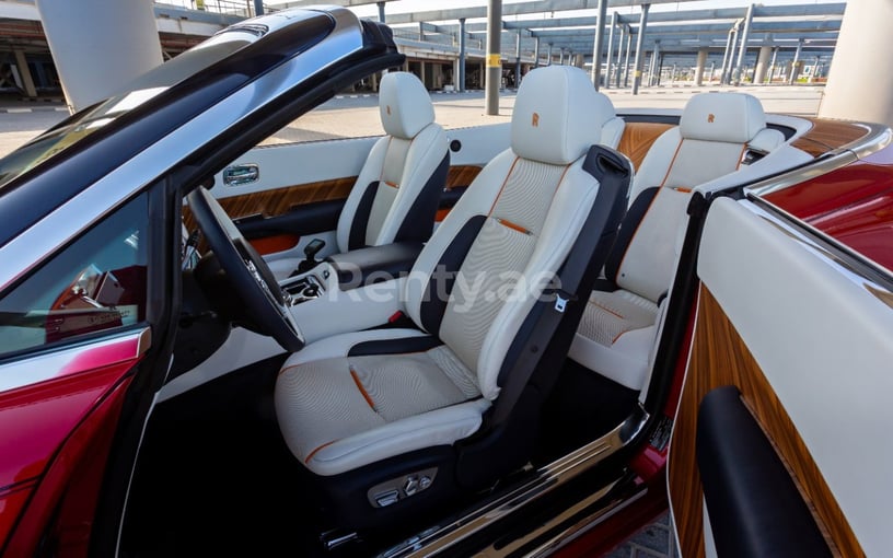 Rolls Royce Dawn (Red), 2018 for rent in Abu Dhabi